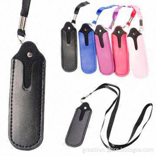 Leather Lanyard, E-cig Neck Pouch